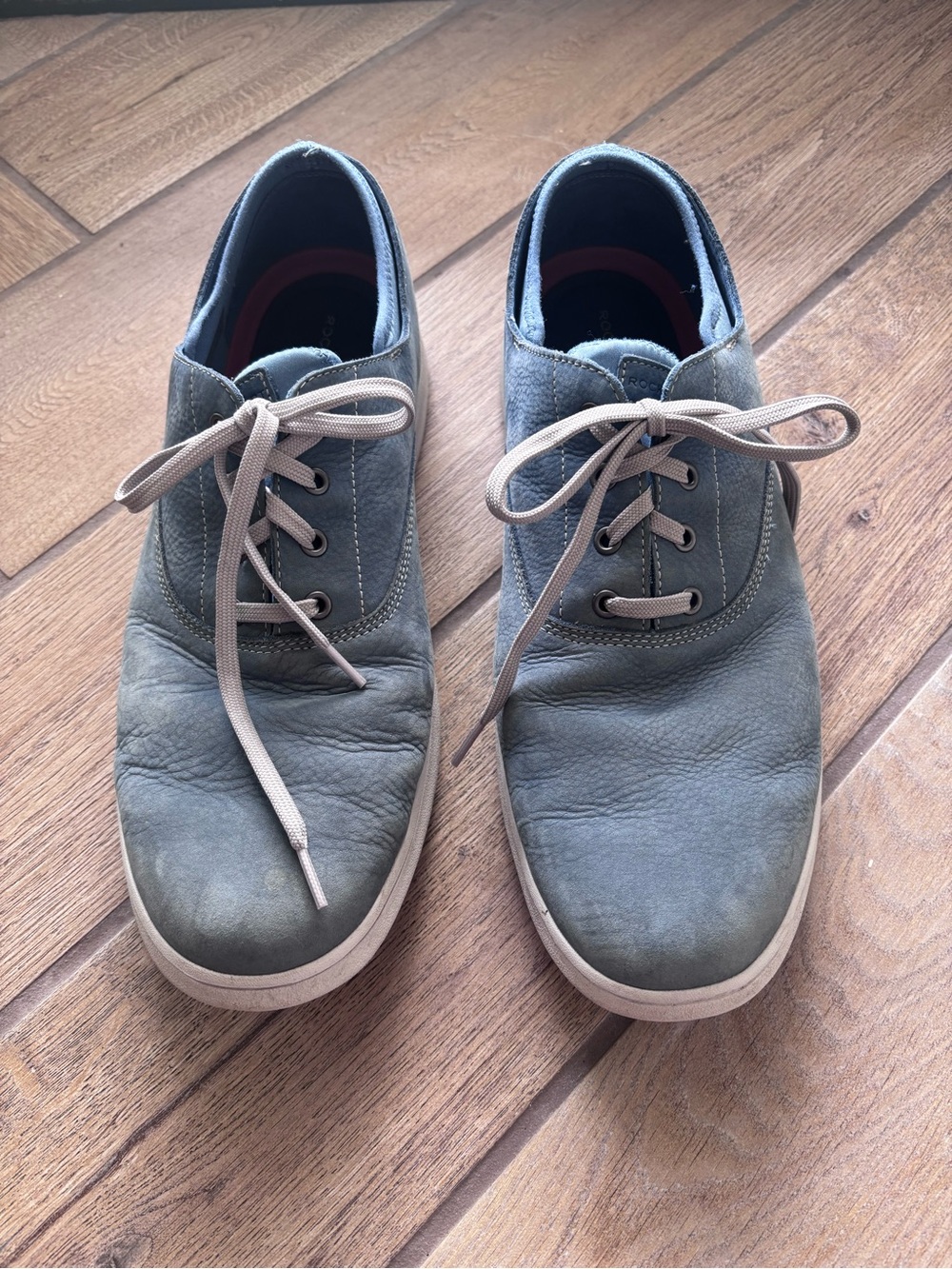Rockport Rockport Zaden Cyo Men’s Blue Suede Sneakers 14W